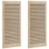 vidaXL Skř&iacute;ňov&eacute; dvere s dverami 2 pcs Pr&iacute;rodn&aacute; 49,5 x 2,1 x 110 cm