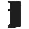 vidaXL Koncov&yacute; st&ocirc;l Čierna 29,6 x 29,6 x 60 cm Kompozitn&eacute; drevo