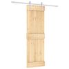vidaXL Posuvn&eacute; dvere 70 x 210 cm Mas&iacute;vne borovicov&eacute; drevo (neupraven&eacute;)
