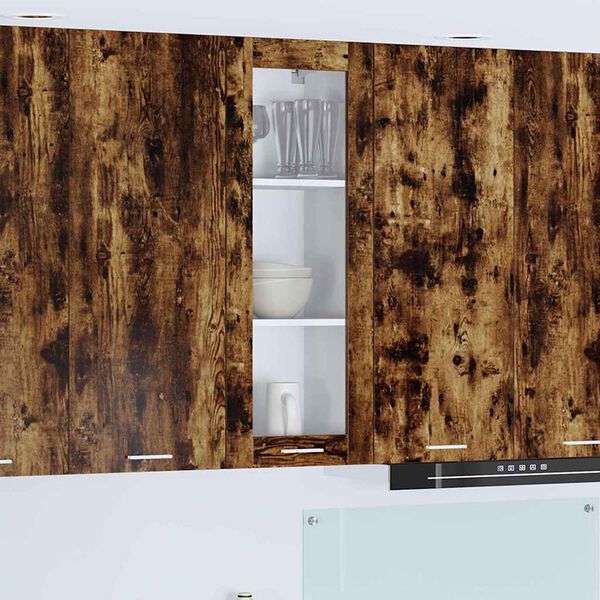 vidaXL Z&aacute;vesn&aacute; skrinka Dymov&aacute; dub 40 x 31 x 100 cm Kompozitn&eacute; drevo