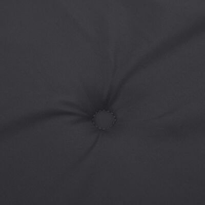 vidaXL Podložka na kreslo na terasu, čierna (75+105)x50x3 cm