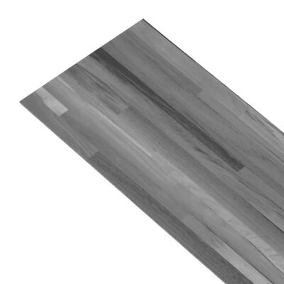 vidaXL Podlahové dosky z PVC 5,02 m² 2 mm, samolepiace, pruhované sivé