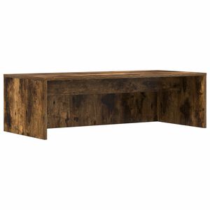 vidaXL N&aacute;stenn&yacute; st&ocirc;l Dymov&aacute; dub Kompozitn&eacute; drevo 100 x 45 x 30 cm