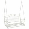 vidaXL Hojdac&iacute; st&ocirc;l Oceľ 115 x 61 x 63 cm Antick&aacute; biela