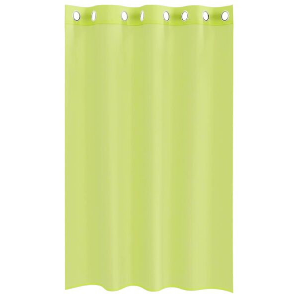vidaXL Voálové závesy s priechodkami 2 ks Apple Green 140x175 cm