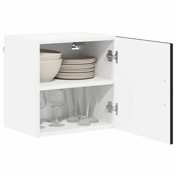 vidaXL Kuchynsk&aacute; skriňa 2 pcs Čierna 40 x 31 x 40 cm Kompozitn&eacute; drevo