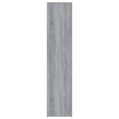vidaXL Botník sivý dub sonoma 80x39x178 cm spracované drevo