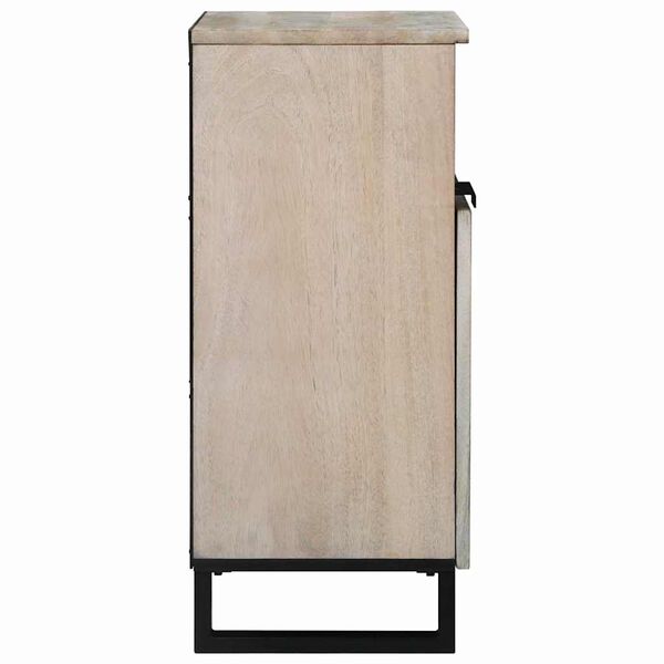 vidaXL Skriňov&eacute; a reg&aacute;lov&eacute; syst&eacute;my na m&eacute;di&aacute; Biela a čierna