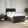 vidaXL Boxspring posteľ s matracom tmavohned&aacute; 160x200 cm l&aacute;tka