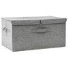 vidaXL &Uacute;ložn&yacute; box l&aacute;tkov&yacute; 50x30x25 cm siv&yacute;