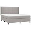 vidaXL Boxspring posteľ s matracom bledosiv&aacute; 180x200 cm l&aacute;tka