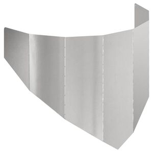 vidaXL Obrubn&iacute;k tr&aacute;vnika 100 x 45 cm Oceľ Strieborn&aacute;