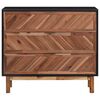 vidaXL Komoda 90x33,5x80 cm akáciový masív a MDF
