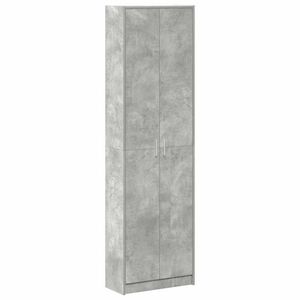 vidaXL &Scaron;atn&aacute; skriňa Bet&oacute;nov&aacute; &scaron;ed&aacute; 55 x 25 x 189 cm Kompozitn&eacute; drevo