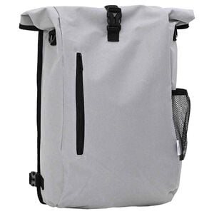 vidaXL Cyklistick&aacute; ta&scaron;ka Siv&aacute; 31 x 13 x 58 cm Polyester