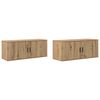 vidaXL N&aacute;stenn&yacute; TV kabinetov&yacute; set 2 pcs Remeseln&yacute; dub Kompozitn&eacute; drevo