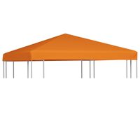 vidaXL Strieška na altánok 310 g/m², 3x3 m, oranžová