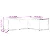 vidaXL Kryt na záhradný nábytok v tvare L 16 očiek 260x210x80 cm