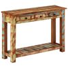 vidaXL Konzolov&yacute; stol&iacute;k 110x30x76 cm mas&iacute;vne recyklovan&eacute; drevo