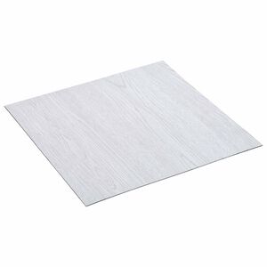 vidaXL Podlahov&eacute; dosky Biely drevo 5,11 m&sup2; 55 ks PVC