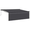 vidaXL Zatemniteľn&aacute; mark&iacute;za Antracit 400 &times; 300 cm Polyester a hlin&iacute;k