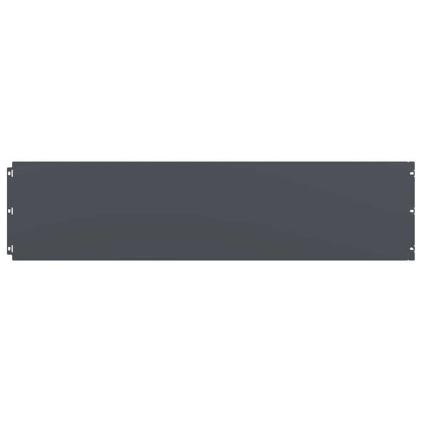 vidaXL Obruby tr&aacute;vnika 10 ks Antracit Oceľ valcovan&aacute; za studena