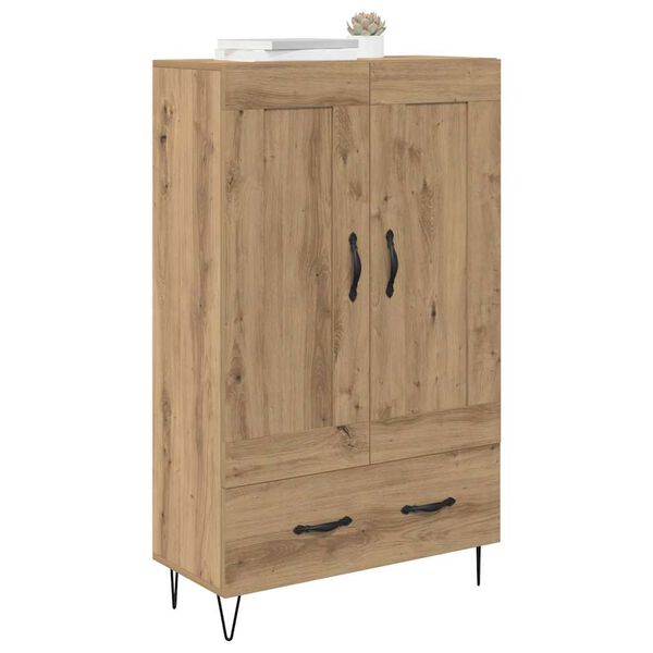 vidaXL Highboard Remeseln&yacute; dub 69,5 x 31 x 115 cm Kompozitn&eacute; drevo