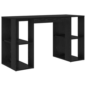 vidaXL St&ocirc;l Čierny dub Kompozitn&eacute; drevo 130 x 50.5 x 75 cm