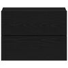 vidaXL Nočný stolík 2 pcs Čierny dub 40 x 30 x 30 cm Kompozitné drevo
