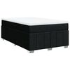 vidaXL Boxspring posteľ s matracom čierna 120x190 cm l&aacute;tka