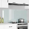 vidaXL Kuchynsk&yacute; backsplash 2 pcs Biela 70 x 60 cm tvrden&eacute; sklo