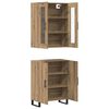 vidaXL Highboard 2 pcs dub artisan Kompozitn&eacute; drevo
