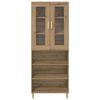 vidaXL Highboard Remeseln&yacute; dub 69,5 x 34 x 180 cm