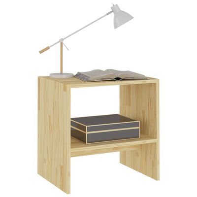 vidaXL Nočný stolík 40x30,5x40 cm, borovicový masív