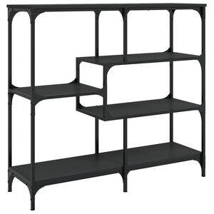 vidaXL Konzolov&yacute; stol&iacute;k čierny 103x32x95 cm kompozitn&eacute; drevo