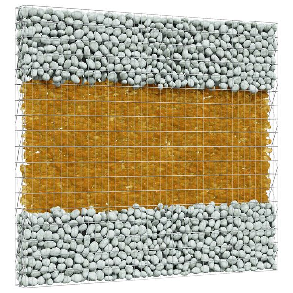 vidaXL Z&aacute;hradn&eacute; kamene Hned&aacute; 12 cm Sklo