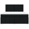 vidaXL Posteľn&yacute; r&aacute;m boxspring s matracom čierny 180x200 cm l&aacute;tka