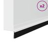 vidaXL Samolepiace tesnenia dver&iacute; s kefou 2 pcs Biela 100 cm