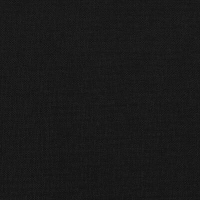 vidaXL Čelo postele s LED čierne 180x7x78/88 cm látka