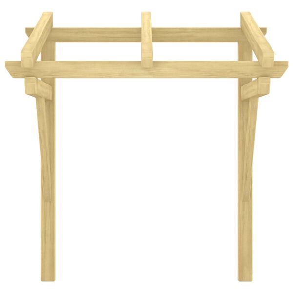 vidaXL Prístrešok nad dvere 100x100x80 cm impregnovaná borovica