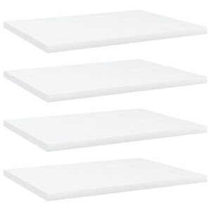 vidaXL Pr&iacute;davn&eacute; police 4 ks, biele 40x30x1,5 cm, kompozitn&eacute; drevo