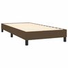 vidaXL Boxspring posteľ s matracom tmavohned&aacute; 100x200 cm l&aacute;tka