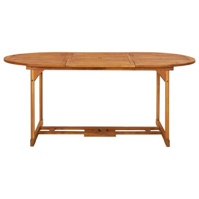 vidaXL Záhradný jedálenský stôl 180x90x75 cm masívne akáciové drevo