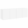 vidaXL TV skrinky nástenné 2 ks biele 60x30x41 cm