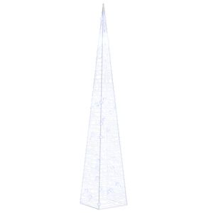 vidaXL Akrylov&yacute; dekorat&iacute;vny sveteln&yacute; LED kužeľ, modr&yacute; 60 cm