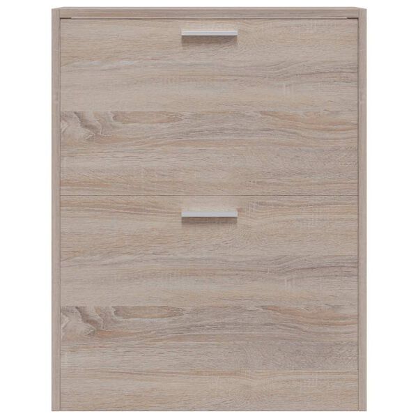 Dreven&yacute; botn&iacute;k s 2 priehradkami, dub