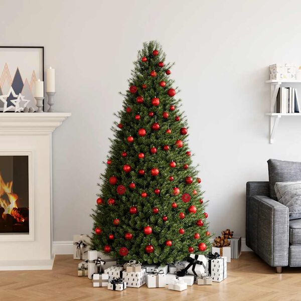 vidaXL Vianočné ozdoby 100 ks vínové 3 / 4 / 6 cm