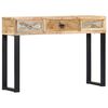 vidaXL Konzolov&yacute; stol&iacute;k 110x30x76 cm mas&iacute;vne mangovn&iacute;kov&eacute; drevo