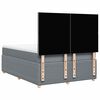 vidaXL Boxspring posteľ s matracom svetlosiv&aacute; 100x200 cm l&aacute;tka