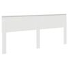 vidaXL Zadn&eacute; čelo Biela 200 cm Kompozitn&eacute; drevo